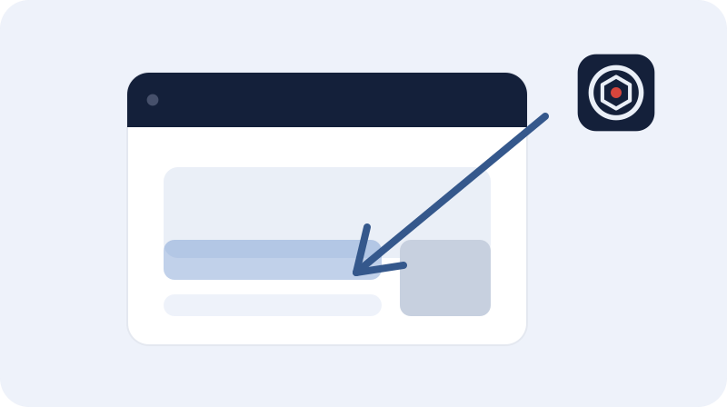 Annotating a screenshot with an arrow, a highlight, and a blur.